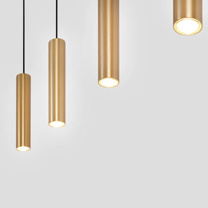 Lámpara colgante minimalista cuádruple "Bila 4" - GU10 - Barcelona Led-Decoración