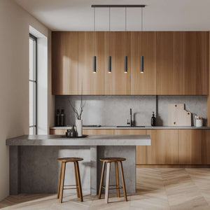 Lámpara colgante minimalista cuádruple "Bila 4" - GU10 - Barcelona Led-Decoración
