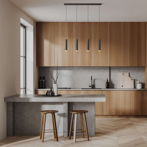 Lámpara colgante minimalista cuádruple "Bila 4" - GU10 (42)