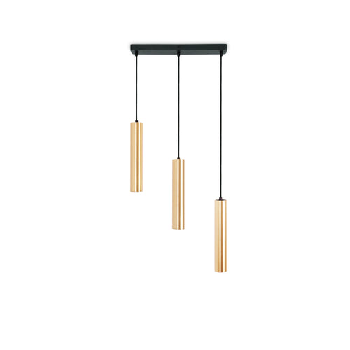 Minimalistische driedubbele hanglamp