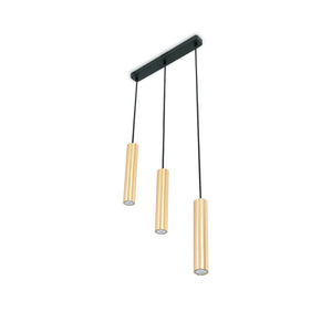 Lámpara colgante triple minimalista "Bila 3" - GU10 - Barcelona Led-Decoración