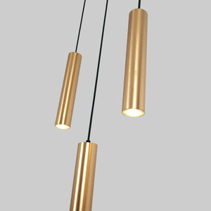 Lámpara colgante triple minimalista "Bila 3" - GU10 - Barcelona Led-Decoración