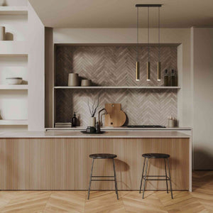 Lámpara colgante triple minimalista "Bila 3" - GU10 - Barcelona Led-Decoración