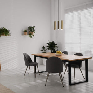 Lámpara colgante triple minimalista "Bila 3" - GU10 - Barcelona Led-Decoración