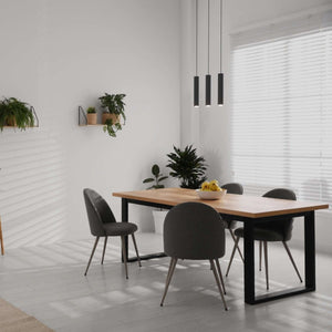 Lámpara colgante triple minimalista "Bila 3" - GU10 - Barcelona Led-Decoración