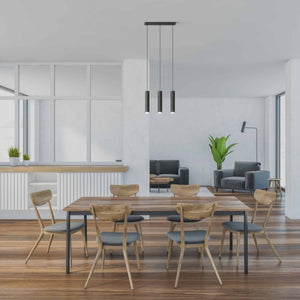 Lámpara colgante triple minimalista "Bila 3" - GU10 - Barcelona Led-Decoración