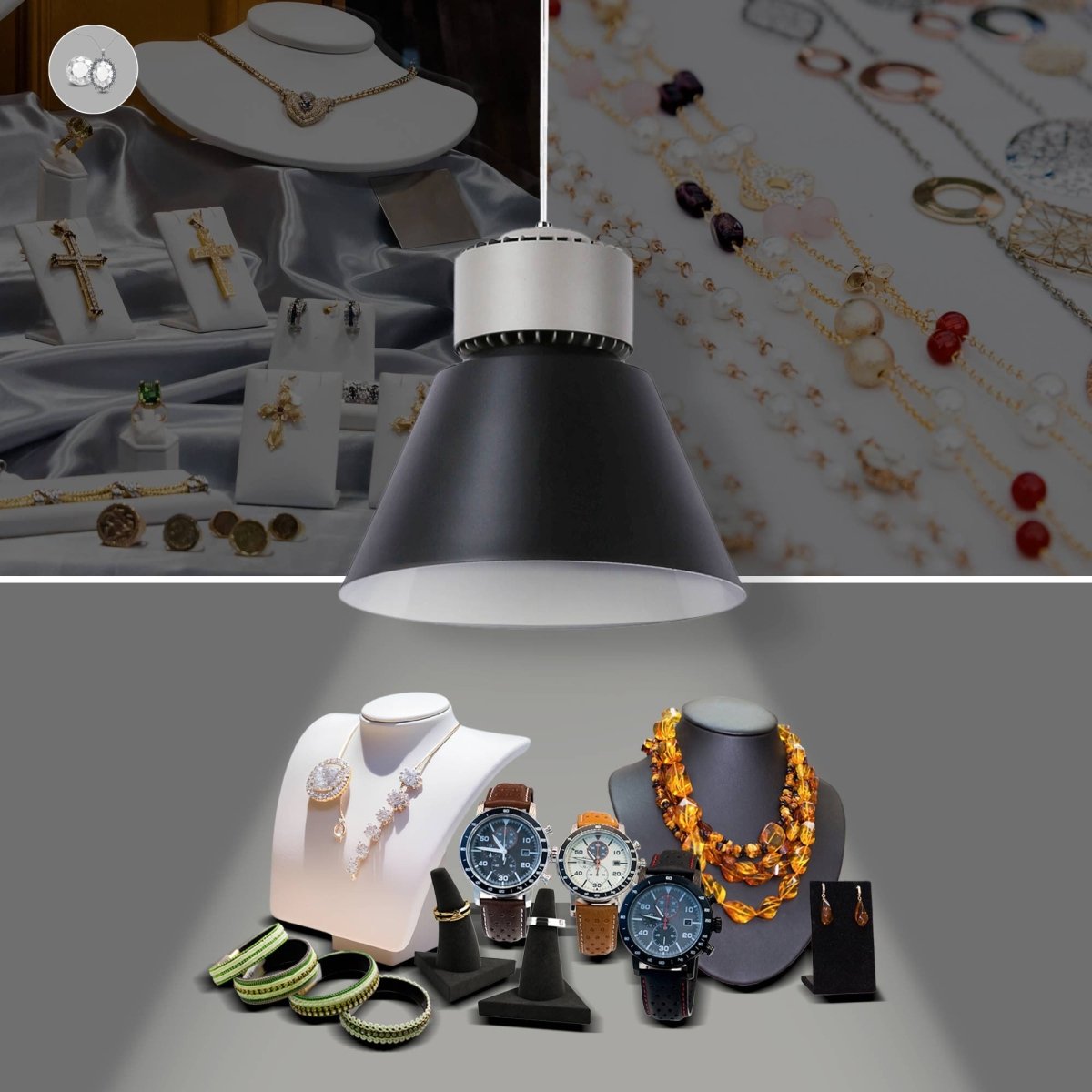 Campana LED 36W especial para joyerías - Driver KeGu - Barcelona Led-