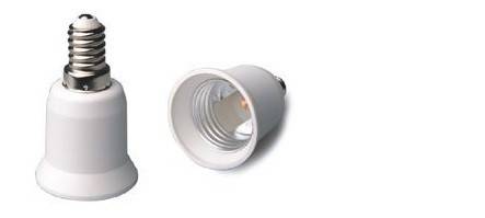 Adapter von E14 auf E27 Gewinde