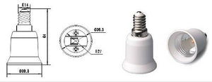 Adaptador rosca E14 a rosca E27 - Barcelona Led-