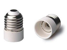 Adaptador rosca E27 a rosca E14