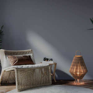 Lampara de pie rústica de yute "Ross" - E27 (16)