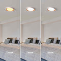 Lampa sufitowa LED CCT 24W - efekt drewna - Ø45cm 2