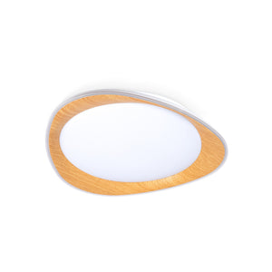 Lámpara de techo LED tipo plafón CCT 24W - Efecto madera - Ø45cm (5)