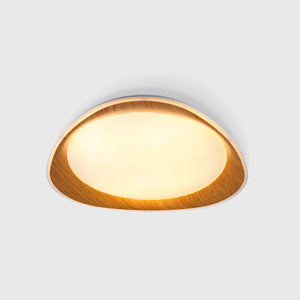 Lámpara de techo LED tipo plafón CCT 24W - Efecto madera - Ø45cm (11)
