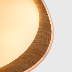 Lámpara de techo LED tipo plafón CCT 24W - Efecto madera - Ø45cm (13)