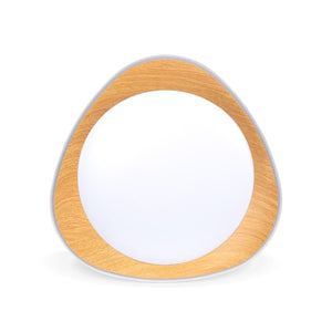 Lámpara de techo LED tipo plafón CCT 24W - Efecto madera - Ø45cm (22)