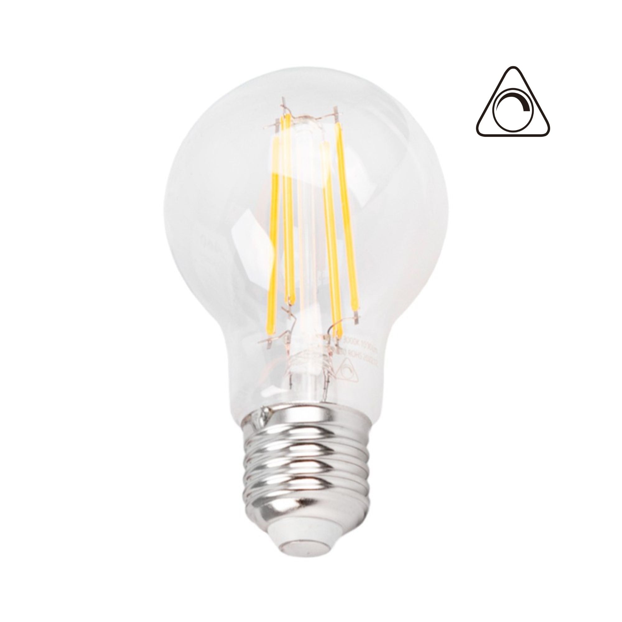 Bombilla LED filamento E27 A60 - 8W - Regulable & Bombilla LED filamento E27 A60 - 8W - Regulable