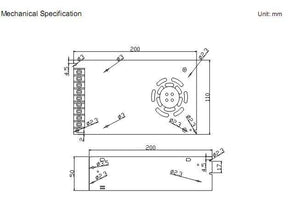 Fuente de alimentación conmutada 12V 350W (1)