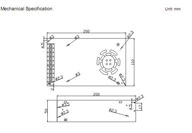 Fuente de alimentación conmutada 12V 350W (1)