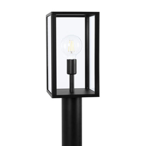 Farola de jardín tipo bolardo "Glass House" - 80cm - E27 - Barcelona Led-