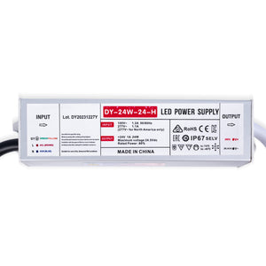 Fuente de alimentación estanca slim 24W 24V - 1.0A - IP67 (1)