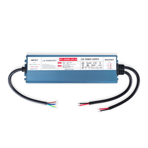 Αδιάβροχο λεπτό τροφοδοτικό 250W 24V - 10.4A - IP67