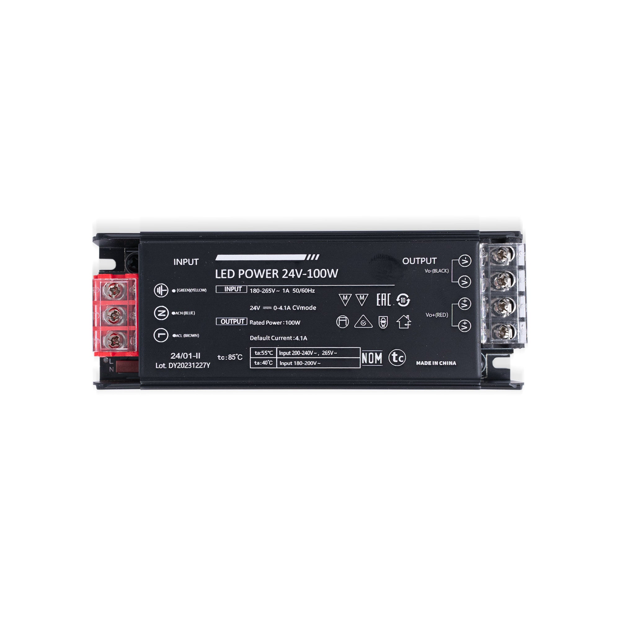 Fuente de alimentación Slim 100W 24V - 4.1A - Alta eficiencia - IP20 (1)