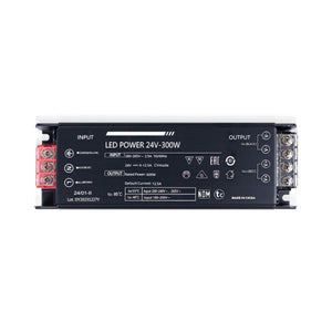 Fuente de alimentación Slim 300W 24V - 12.5A - Alta eficiencia - IP20 - Barcelona Led-Material eléctrico
