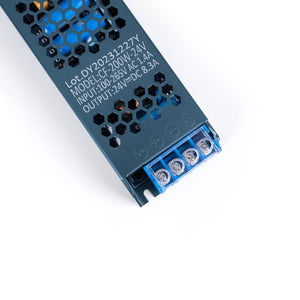 Fuente de alimentación Slim 200W 24V - 8.3A - IP20 - Barcelona Led-Material eléctrico