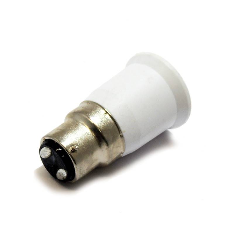Adaptador B22 a rosca E27 - Barcelona Led-