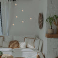 Recessed plaster wall light