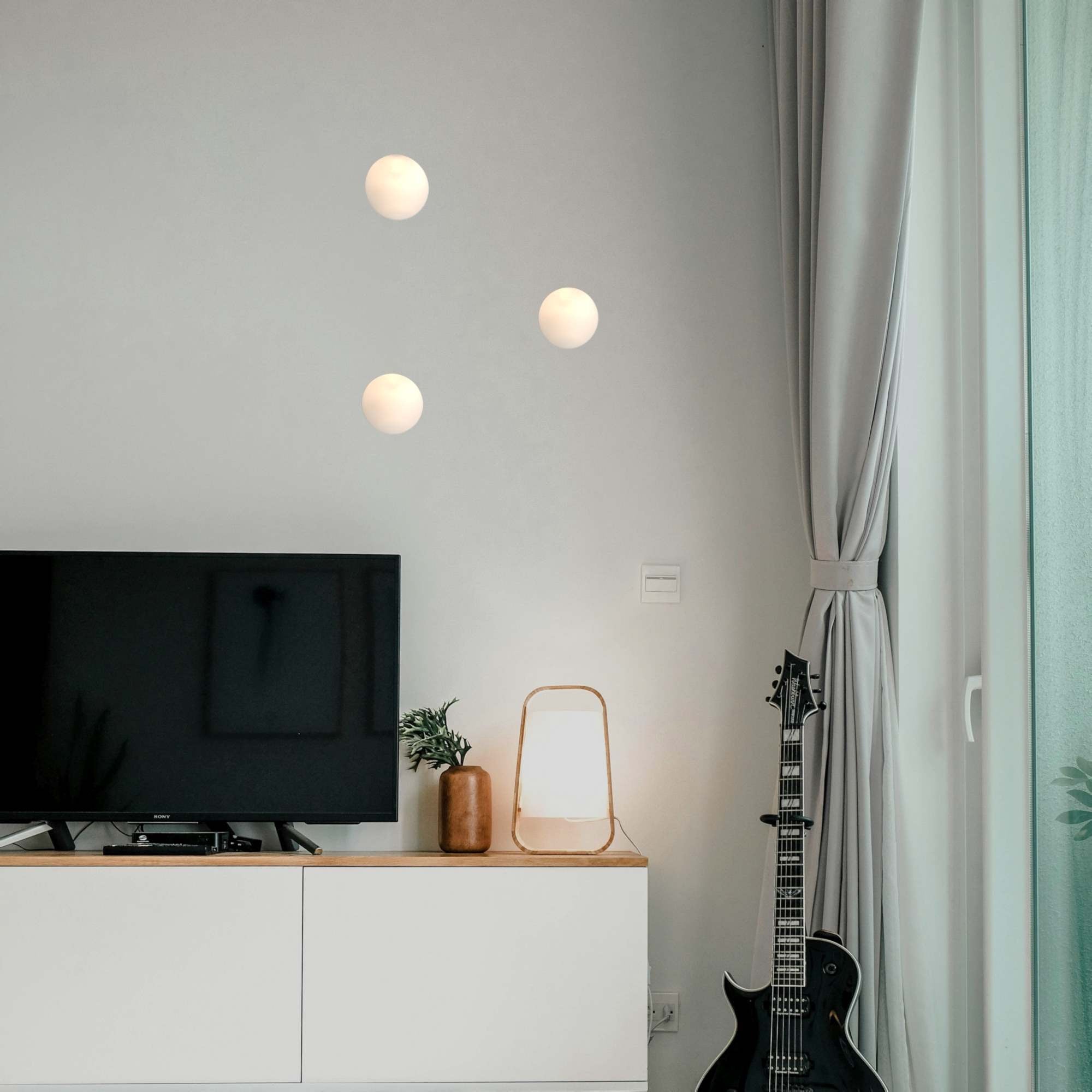 Aplique de pared empotrable circulo de escayola "MUR" - Ø 15cm - GU10 - Trimless/ Integración (1)