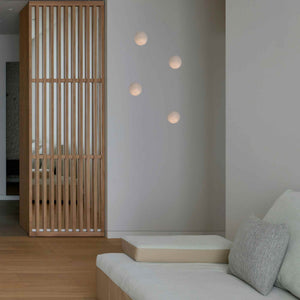 Aplique de pared empotrable circulo de escayola "MUR" - Ø 15cm - GU10 - Trimless/ Integración (2)