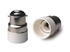 Adaptador B22 a rosca E14