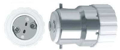 Adaptador B22 a MR16 o gu5.3 bayoneta a G4