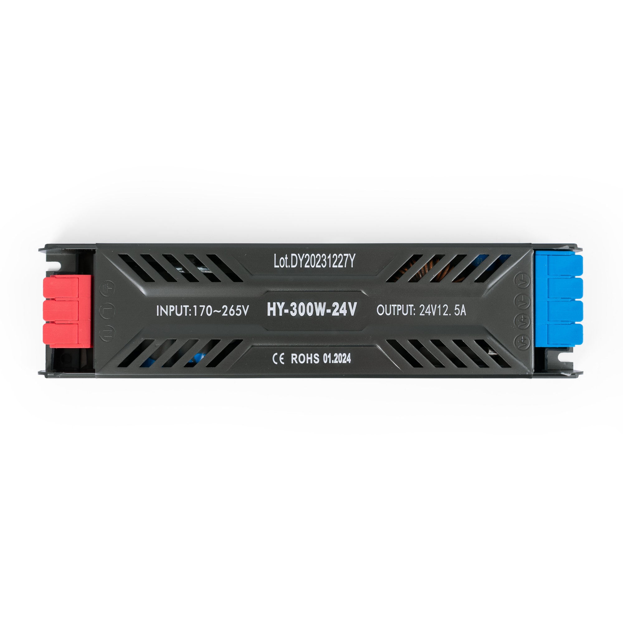 Fuente de alimentación Slim 300W 24V - 12.5A - Regleta conexión rápida - IP20 (1)