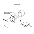 RGBW dimmable RF 12-24V-DC recessed touch mechanism for 4 zone LED lighting - SUNRICHER Perfect RF 3
