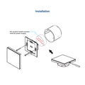 RGBW dimmable RF 12-24V-DC recessed touch mechanism for 4 zone LED lighting - SUNRICHER Perfect RF 3