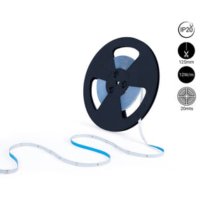 Tira LED 48V DC - Monocolor - 12W/m - 10mm - IP20 - 20 metros - 120ch/m (6)