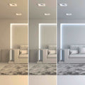 LED Strip 48V DC - CCT (1800-6500K)- 12W/m - 10mm - IP20 - 10 meter - 224ch/m 2