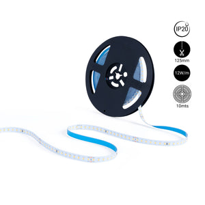 Tira LED 48V DC - Monocolor - 12W/m - 10mm - IP20 - 10 metros - 120ch/m (10)