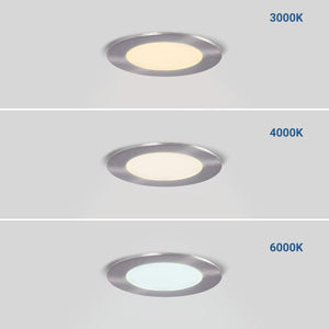 Downlight LED ultra slim 6W - CCT - Corte Ø 110mm - 3 colores - Barcelona Led-Accesorios