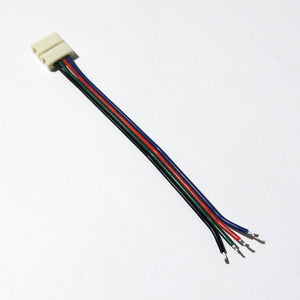 Conector de Tira LED 12V RGB 1 cm a cable (1)