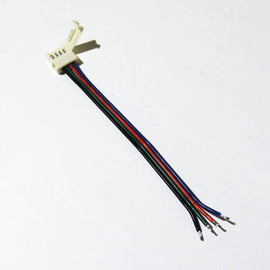 Conector de Tira LED 12V RGB 1 cm a cable - Barcelona Led-Accesorios