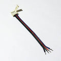 LED Strip Stecker 12V RGB 1 cm zum Kabel 4