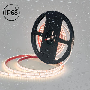 Tira LED 24V DC sumergible - Monocolor - 9.6W/m - 10mm - IP68 - 5 metros - 120ch/m (30)