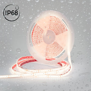 Tira LED 24V DC sumergible - Monocolor - 9.6W/m - 12mm - IP68 - 10 metros - 120ch/m (30)