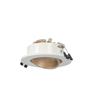KIT Aro empotrable Ø90mm + Bombilla GU10 6W + Portalámparas - Barcelona Led-