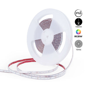 Tira LED 24V DC sumergible - RGBW - 14.4W/m - 12mm - IP68 - 10 metros - 60ch/m (12)