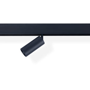 Foco LED para carril magnético 48V - 10W - DALI-2 regulable - Negro - Barcelona Led-